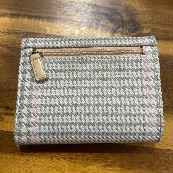 Lauren Ralph Lauren Wool and Leather Trifold Wallet - Picture 3 of 7